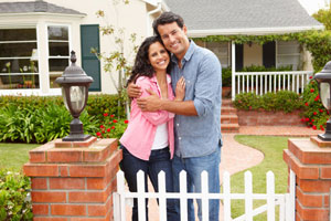 Couple after using HomePath Mortgages