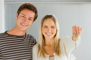 Joint couple with a house key